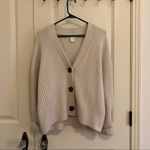 H&M Sweaters - H&M Beige Cardigan